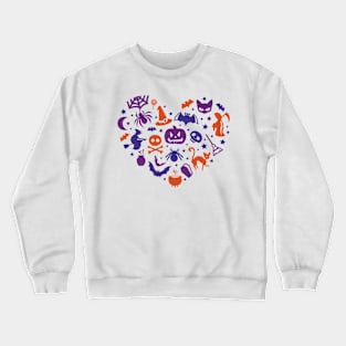 Halloween Heart Crewneck Sweatshirt